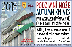 plakát vystava nožů Brno 2018