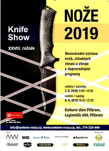 plakát vystava nožů příbram 2019