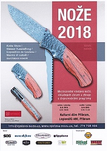 plakát vystava nožů příbram 2018